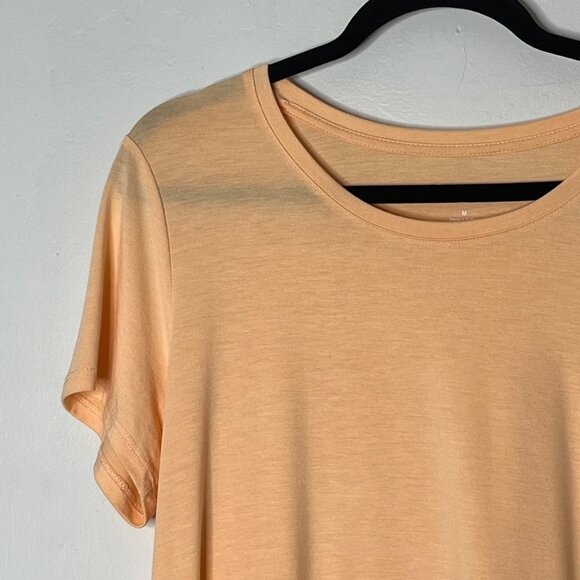 Soft Surroundings Willa‎ Short Sleeve Tee Tunic Peach Orange Size Medium - Picture 3 of 8
